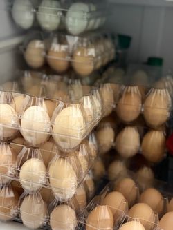 Fresh organic eggs straight from the ranch 😄