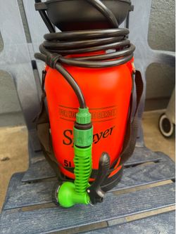 Portable Camping Shower with 7 Spray Modes, Hand Press Shower with Removable Hose and Head, Pressure Rinse Kit for Hiking, Traveling, Garden, Beach, P