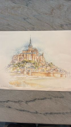 Mont St. Michel print
