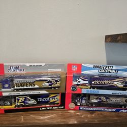 Baltimore Ravens Football Tractor Trailor Collectable Trucks