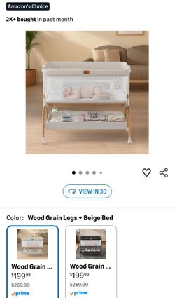 Baby Bassinet Bedside Crib