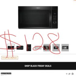 Whirlpool Microwave Over The Range Brand New