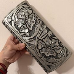 Leather Mexican Tooled Wallet