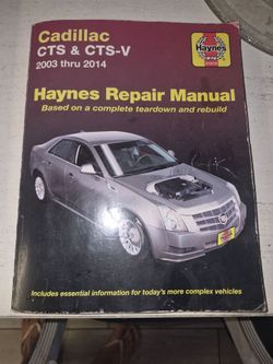 Haynes Repair Manual Cadillac CTS & CTS-V 2003–2014
