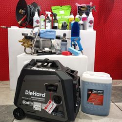 Electric Pressure Washer Premium Set