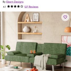 Modern Retro Corduroy Futon 