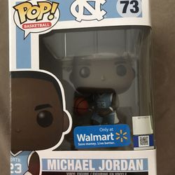 Funko pop exclusive Michael Jordan basketball college North Carolina Jersey