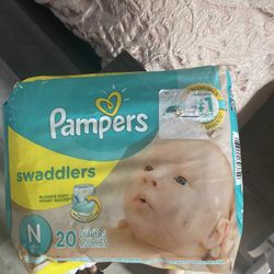 Pamper Size Newborn 20 Pack