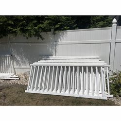 WHITE PVC DECK RAILING 