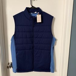 Peter Millar Fuse Hybrid Fleece Vest Men’s Size Large