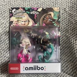 Nintendo Amiibo  2 Pack: Pearl & Marina From Splatoon 2 Figures New SEALED!