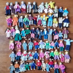 Wooden Dolls $60
