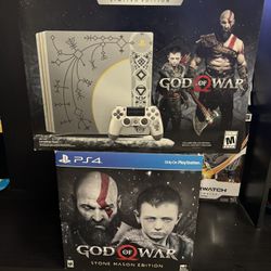 Sony PlayStation4 PS4 1TB Pro God of War Limited Edition Box Game