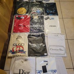 Designer Mens TShirts Various Brands (Gucci, Dior, LV, etc...)