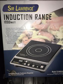 2 induction range tops 1800w