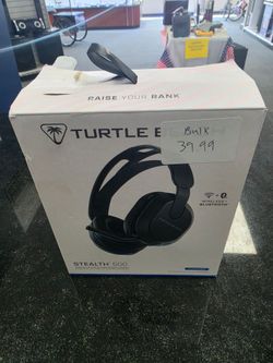 Turtle Beach Stealth 500 Wireless Headphones for Playstation. ASK FOR RYAN.