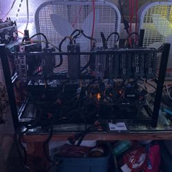 Gpu Mining Rig 8 RTX 3060s 12GB Vram