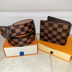 Luxury BELT AND WALLET. CINTURON +BILLETERA .