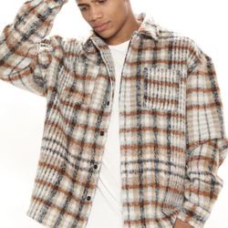 Move Up Plaid Shacket (Shirt/Jacket)