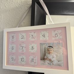 First Year Baby Girl Frame 