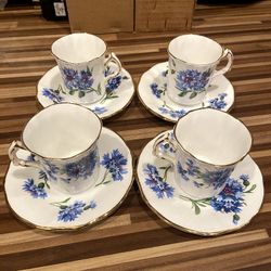 Vintage Hammersley Fine Bone China Tea Cup & Saucer Set