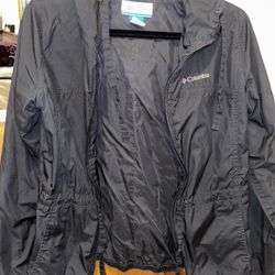 Black Columbia Windbreaker