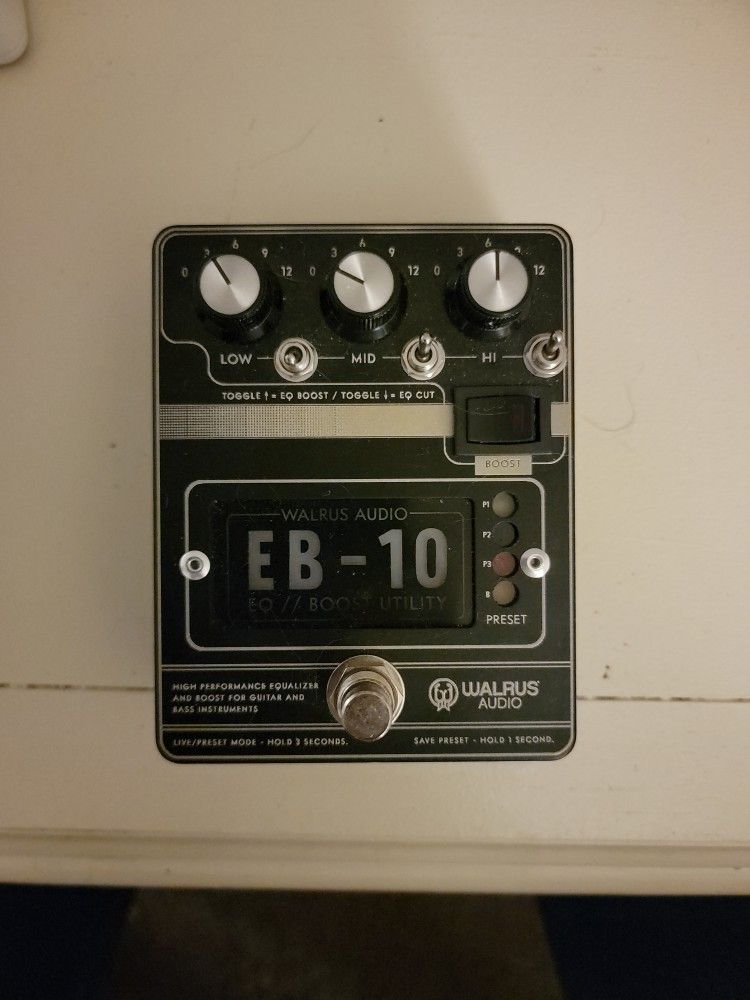Walrus Audio EB-10 Eq/Booster Pedal