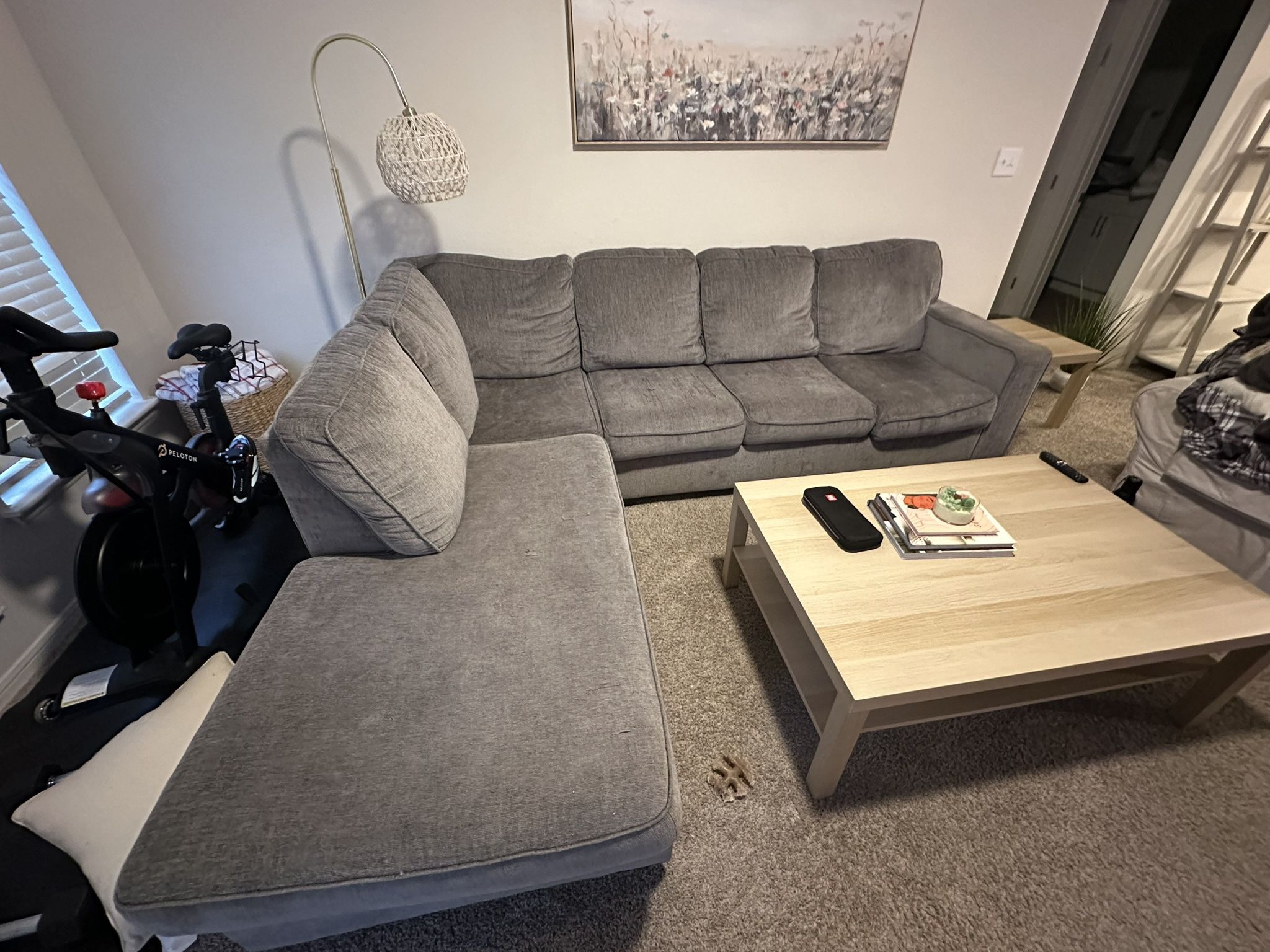 Ashley Furniture Sectional Couch - Gray