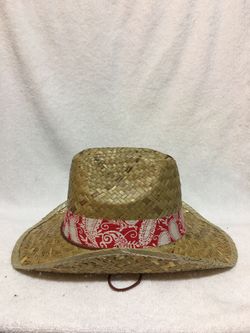 Straw cowboy hat