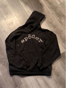vvs rhinestone sp5der  hoodie