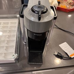 Nespresso Vertuo Coffee Machine With Stand For Pods