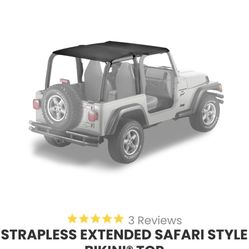 Jeep TJ Bestop Safari Bikini & OEM Soft Top