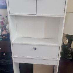 Bathroom storage cabinet -over toilet 
