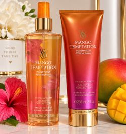 Victoria's Secret Mango Temptation Mist & Lotion Set