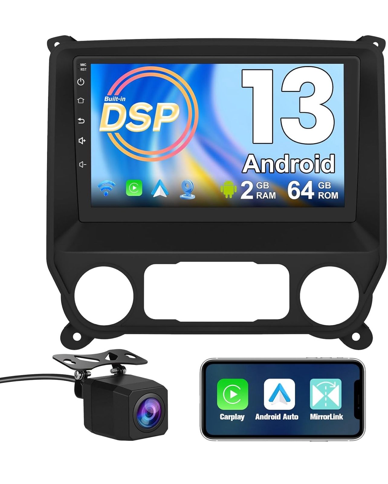 Car Stereo Chevrolet Silverado 2014-2018