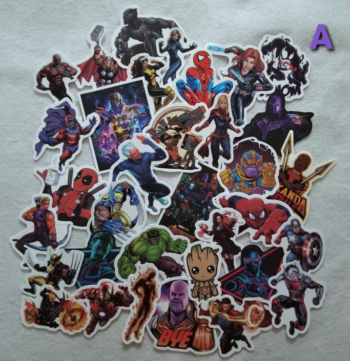 34 Marvel Stickers