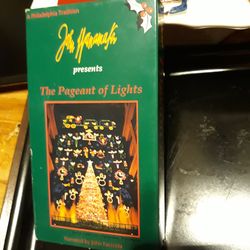 4 items JOHN WANAMAKER lightshow vhs tape coffee mug and Tote bag