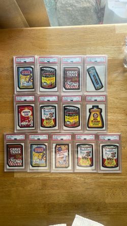 (13) 1967 Topps Wacky Packs 1st Series (All graded by PSA)