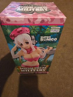 Super Sonico special figure military