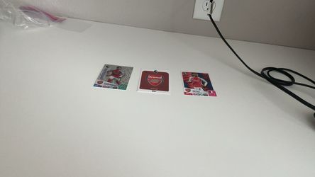 Topps Arsenal Premier League Sticker Cards Lot of 3