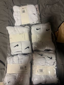 Nike Everyday Plus White Crew Socks Multi-Pack