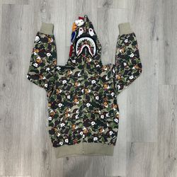 Green Hello Kitty Bape X Milo Hoodie