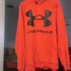 Men’s Orange Under Armour Hoodie