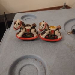 Vintage Christmas Rocking Horse Mini Taper Candlestick Candle Holders Porcelain

MTM8141 (4827) $30 pick up only 865 Ellsworth avenue right off of eas