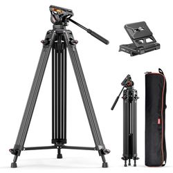 Video Tripod, COMAN 74" Professional
