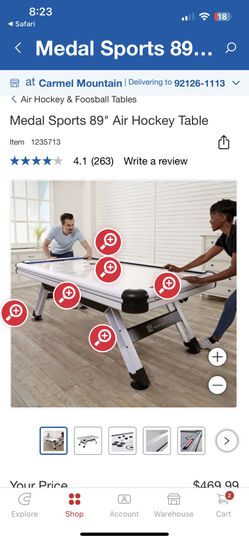 Free Air Hockey Table