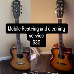 Mobile Guitar Restring And Cleaning Services 