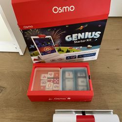 Osmo - Genius Starter Kit for iPad - 5 Educational Learning Games - Ages 6-10 - Math, Spelling, Creativity & More - STEM Toy Gifts for Kids, Boy & Gir