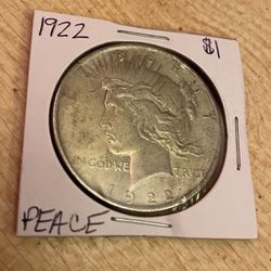 1922 Peace Dollar 