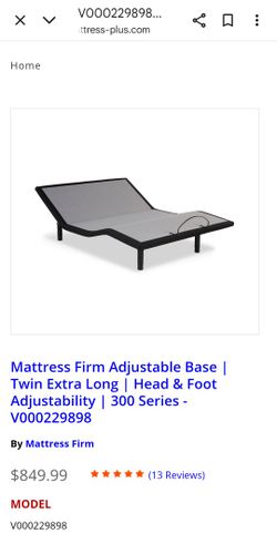 Adjustable Twin XL Base and Mattress Great Quality